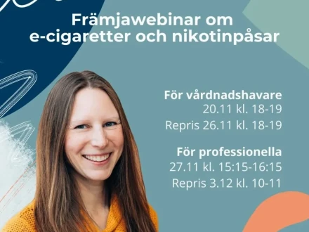 Framjawebinar e cigaretter och nikotinpasar