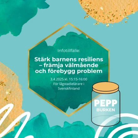 Infotillfalle PEPP burken stark barnens resiliens och framja valmaende