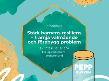 Infotillfalle PEPP burken stark barnens resiliens och framja valmaende